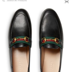 Gucci Women’s Brixton Collapsible Apron Toe Loafers 39.5